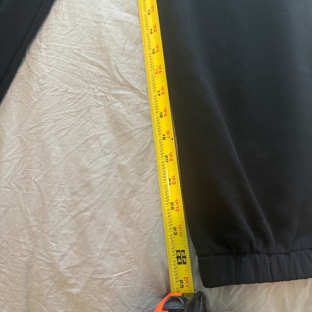 Zara Woman Definition Collection Black Jogger Sweatpants high waisted NWT Size L - Picture 4 of 10